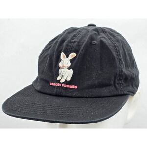 Beach Fossils Band W/Bunny, Black Snapback Baseball Cap Unisex Band Tour Merch